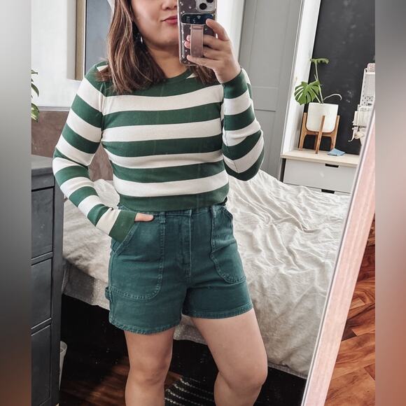 Zara Cropped ribbed knit sweater. Size M - Picture 1 of 11